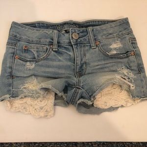 American Eagle shortie shorts